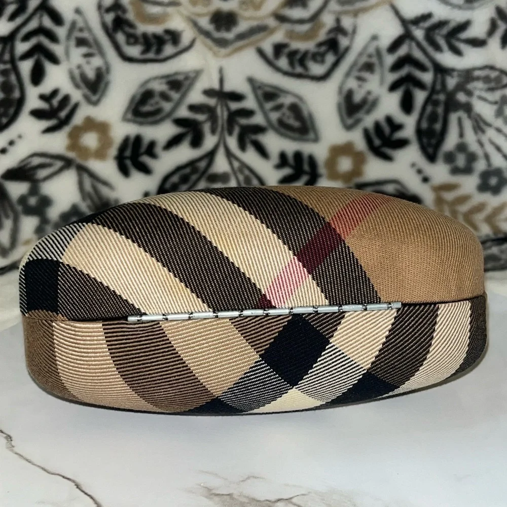 Burberry Tartan Canvas Sunglasses Hardshell Case Burberrry Plaid Case Only